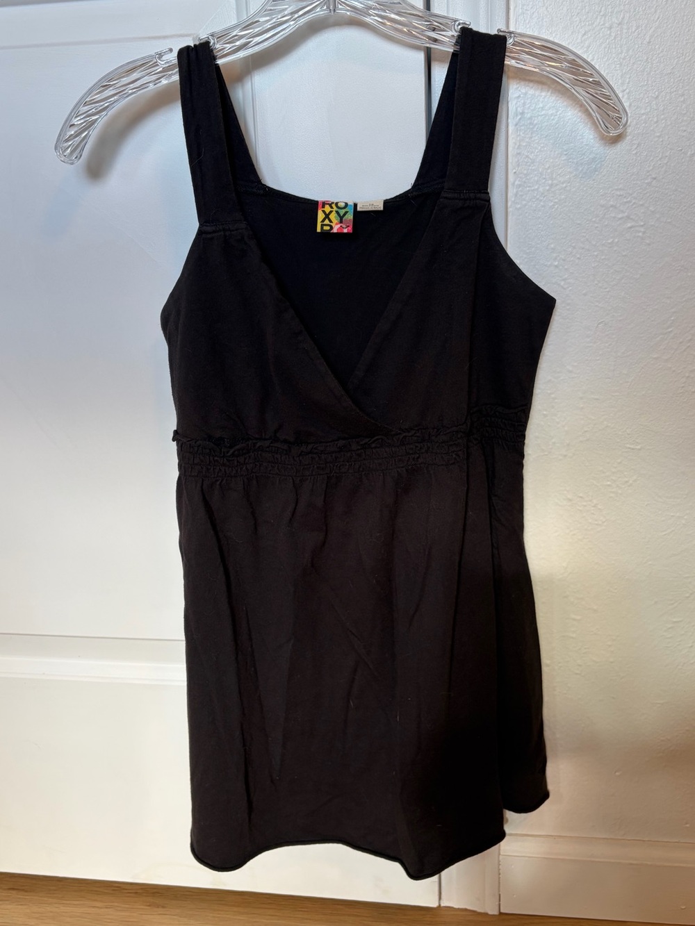 Roxy Black V-Neck Tank Top